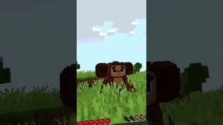 Cheburashka goes to a friend.#minecraft #shorts