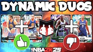 NEW DYNAMIC DUOS IN NBA 2K25 MyTEAM! WHICH DUOS ARE WORTH USING?