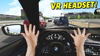 My First Time Using VR in Assetto Corsa!