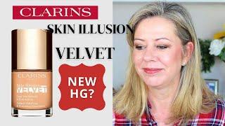 Clarins Skin Illusion Velvet Foundation | Mature Skin | New HG?