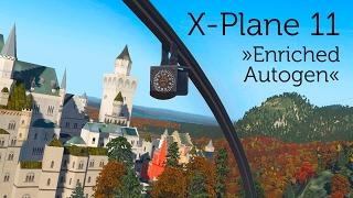 X-Plane 11 – Amazing scenery! Orthophotos? No! – "Enriched Autogen"!