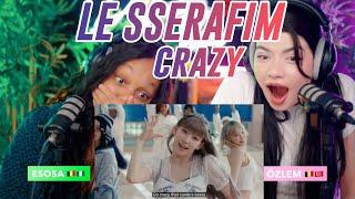 LE SSERAFIM (르세라핌) 'CRAZY' OFFICIAL MV + HIGHLIGHT MEDLEY reaction