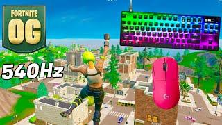 SteelSeries Apex Pro TKL ASMR  Fortnite OG Ranked Reload  Satisfying Keyboard Fortnite 360 FPS 4K