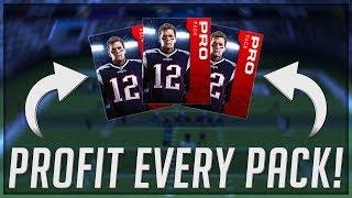 HOW TO MAKE PROFIT OUT OF EVERY PRO PACK | Never Lose Coins EVER Again | Madden NFL 18