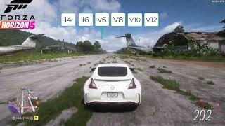 Forza Horizon 5 vs Assetto Corsa | Cars Engine Sound | Different Engine Types