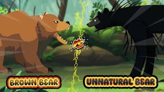 Unnatural Bear vs Brown Bear | Unnatural Habitat Animals Animation