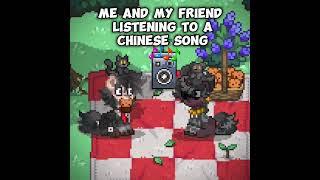 ME AND MY FRIEND LISTENING TO A CHINESE SONG | PONYTOWN #meme #ponytown #edit #mylittlepony