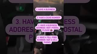 How to obtain your first business vehicle no pg today #businesscredit #businessdevelopment