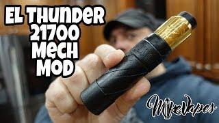 Holy Rattle!! EL Thunder 21700 Mech Mod Review & Breakdown