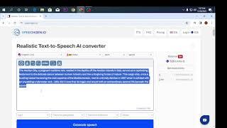 SpeechGen.io, Realistic Text-to-Speech AI converter