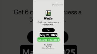 Wordle Today Answer | Wordle #1434 May 23, 2025
