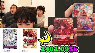 Toast Goes Crazy when the Boys Opened Insane One Piece Packs