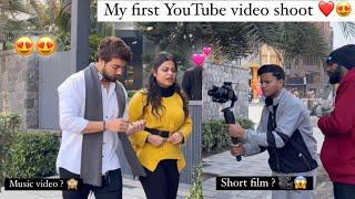 My First YouTube Video Shoot | First Vlog | Isha Bhalla 