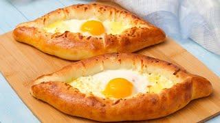 Georgian Cheese Stuffed Bread (Khachapuri)