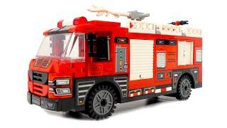 Building Rescue Lego team - Dry powder foam combination apparatus Qman 12022