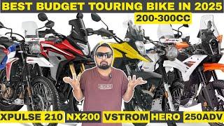 2025 BEST (200-300cc) TOURING BIKE In INDIA | KTM vs Hero vs Honda vs Suzuki vs Bajaj- Full Analysis