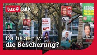 Da haben wir die Bescherung – taz Wahl-Talk live am 23. Februar