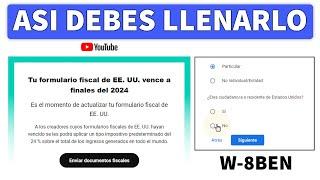 Cómo Rellenar tu Información Fiscal 2024 en Google AdSense para YouTube de Forma Correcta