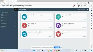 Crime Record Management System Using PHP and MySQL V2 | PHPGurukul