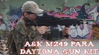 (Airsoft) A&K M249 Para Daytona Gun Kit HPA