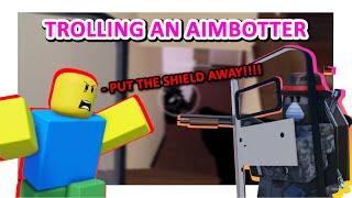 HOW TO TROLL AN AIMBOTTER (Roblox: TOWN)