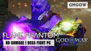 God of War Ragnarok PC | Flame Phantom Boss Fight | GMGOW | No Damage