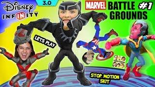 FGTEEV MARVEL BATTLEGROUNDS #1 - 4 Player Disney Infinity 3.0 Family Gameplay w/ Stop Motion Skit