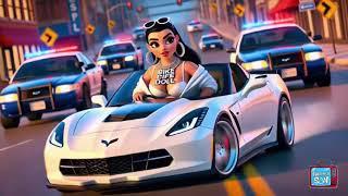 SHE ON THE RUN FROM THE POLICE IN STOLEN CORVETTE!!! (BARBARASON  CARTOON) Ep.1 #BIKELIFEDOLL