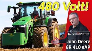 Hirsch mit fast 460 PS und 480 Volt! | John Deere 8R 410 eAP