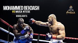 Knockout Victory: Mohammed 'The Destroyer' Bekdash vs Musa Ntege | Rising Stars Arabia Highlights