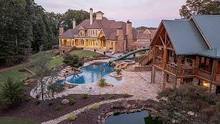 Luxurious mega mansion in the state of Georgia, USA, worth $ 19,800,000. House tour.