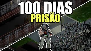 Posso sobreviver por 100 dias na PRISÃO do Project Zomboid?