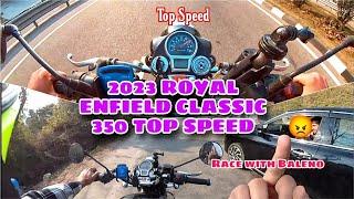 2023 Royal Enfield Classic 350 Top Speed #classic350 #speedtest #bikelover