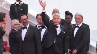 Harrison Ford, Mads Mikkelsen and the team of Indiana Jones 5 at the Cannes Film Festival - 18.05.23