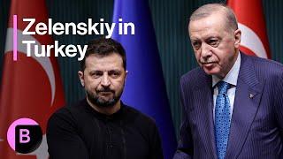 Ukrainian President Zelenskiy Meets Turkey's Erdogan