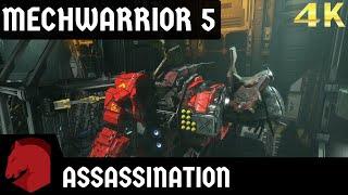 Mechwarrior 5 Mercenaries | 4K Gameplay | Assassination Contract: Captain Moran