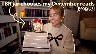 TBR prompt jar chooses my December reads! 🫙 December TBR | Bookmas day 1 [vlogmas]