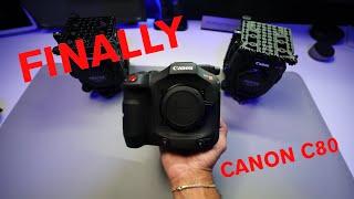 FINALLY! The Canon C80 has arrived in my hands