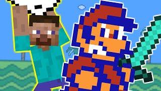 Minecraft Steve VS Super Mario Bros. 2 | Mario Animation