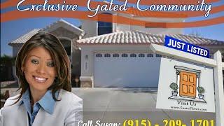 An Exceptional Piece Of El Paso Real Estate   Exclusive Gated Community