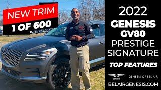 Top Features on the 2022 Genesis GV80 Prestige Signature