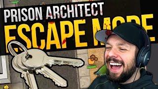 Prison Architect Escape Mode - WEASELZONE PRISON!  Escape Mode Gameplay