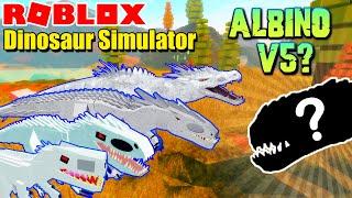 Roblox Dinosaur Simulator - Albino Terror Evolution! V5 Albino Terror Revealed!