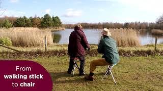 Ta-Da Chair - Walking Stick with Seat (short version)