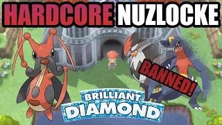 Pokémon Brilliant Diamond Hardcore Nuzlocke - But I Banned Half the Pokédex