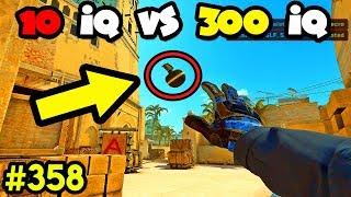 10 IQ vs 300 IQ NADES ! - CS:GO BEST ODDSHOTS #358