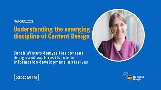 Understanding the Emerging Discipline of Content Design (ft. Sarah Winters)