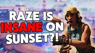 Raze Is BROKEN On The New Valorant Map Sunset!