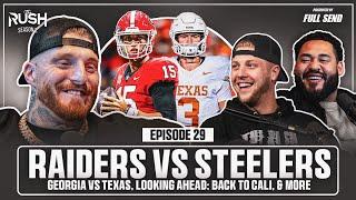 Week 6 Raiders vs Steelers, Rookie QBs Showin' Out & Alabama vs Georgia! | The Rush with Maxx Crosby