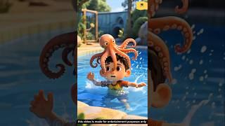 chintu ko octopus me pakad liya!  #shorts #trending #cartoon
